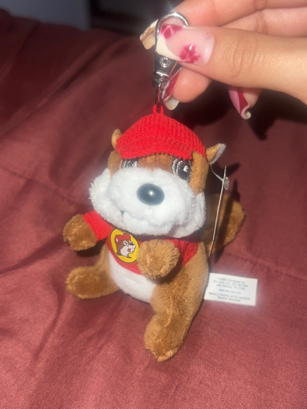 Buc-ee’s Beaver Plush Keychain 🦫